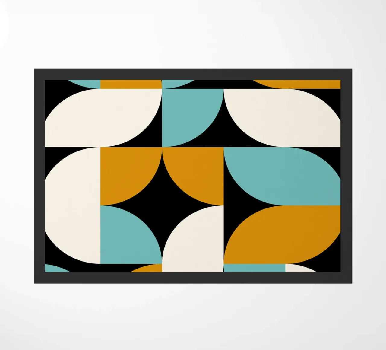 Forme blu e dorate zerbino da Mariel Toigo