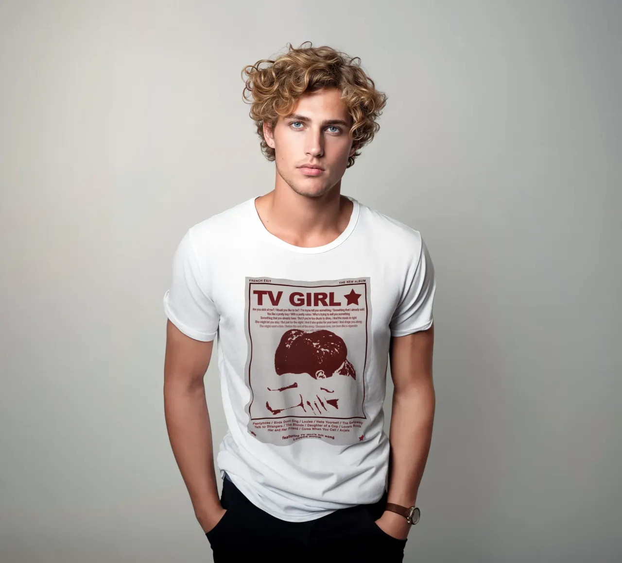 Uscita francese t-shirt da Leonard Cindi