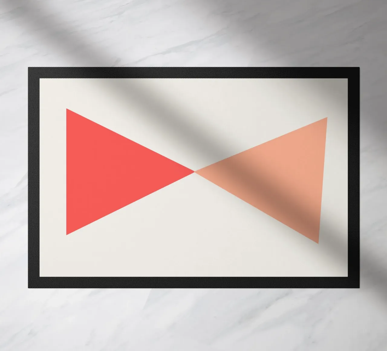 Invert doormat by Rose Beck Art