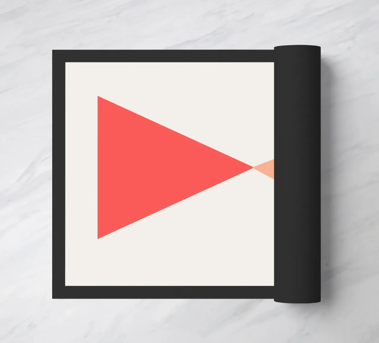 Invert doormat by Rose Beck Art