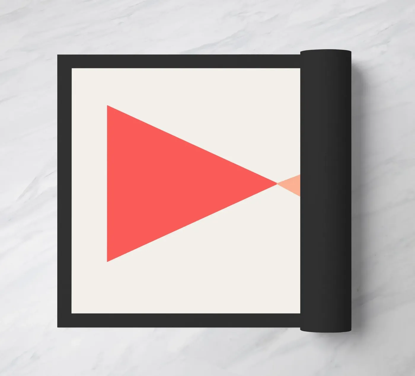 Invert doormat by Rose Beck Art