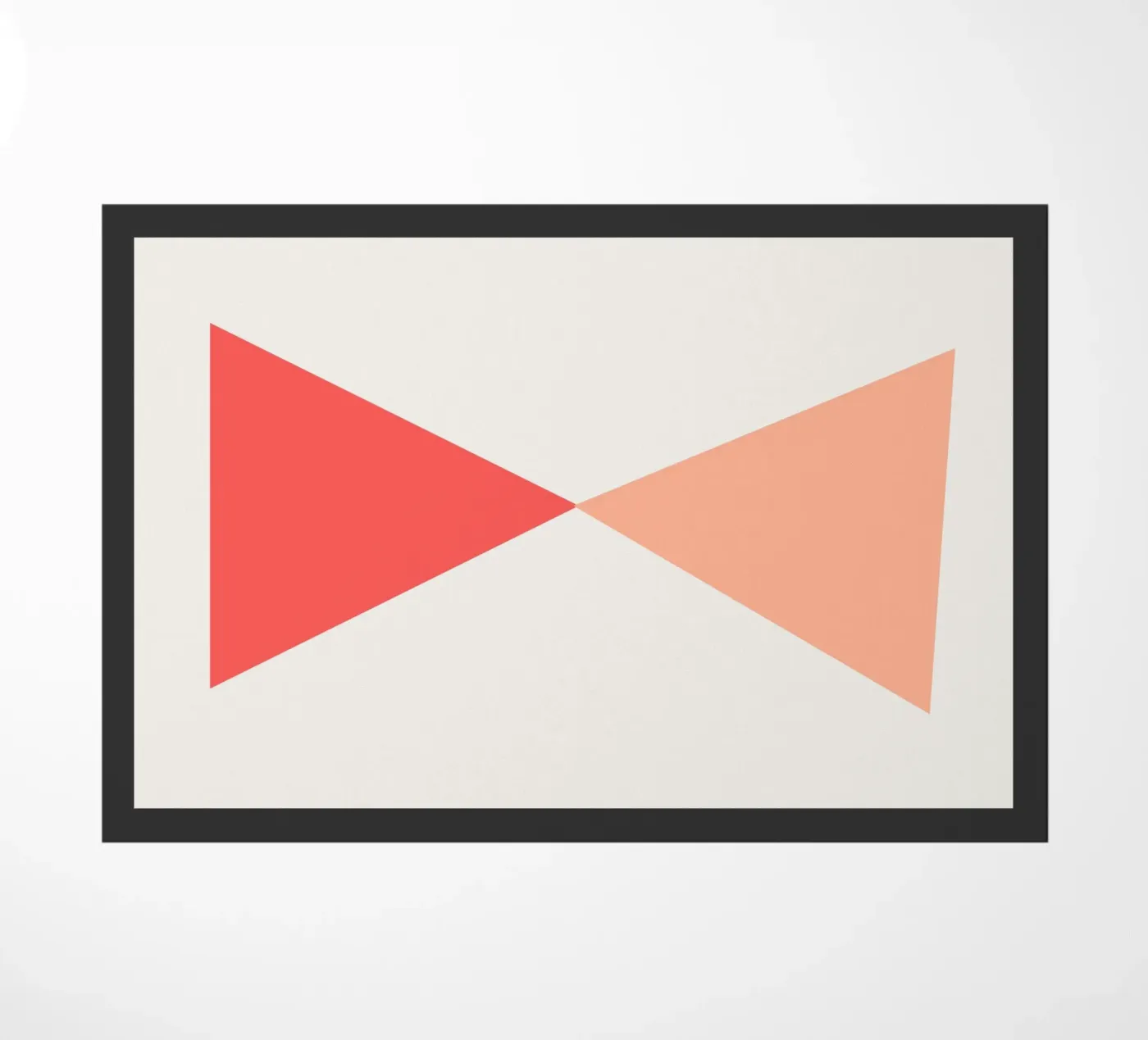 Invert doormat by Rose Beck Art