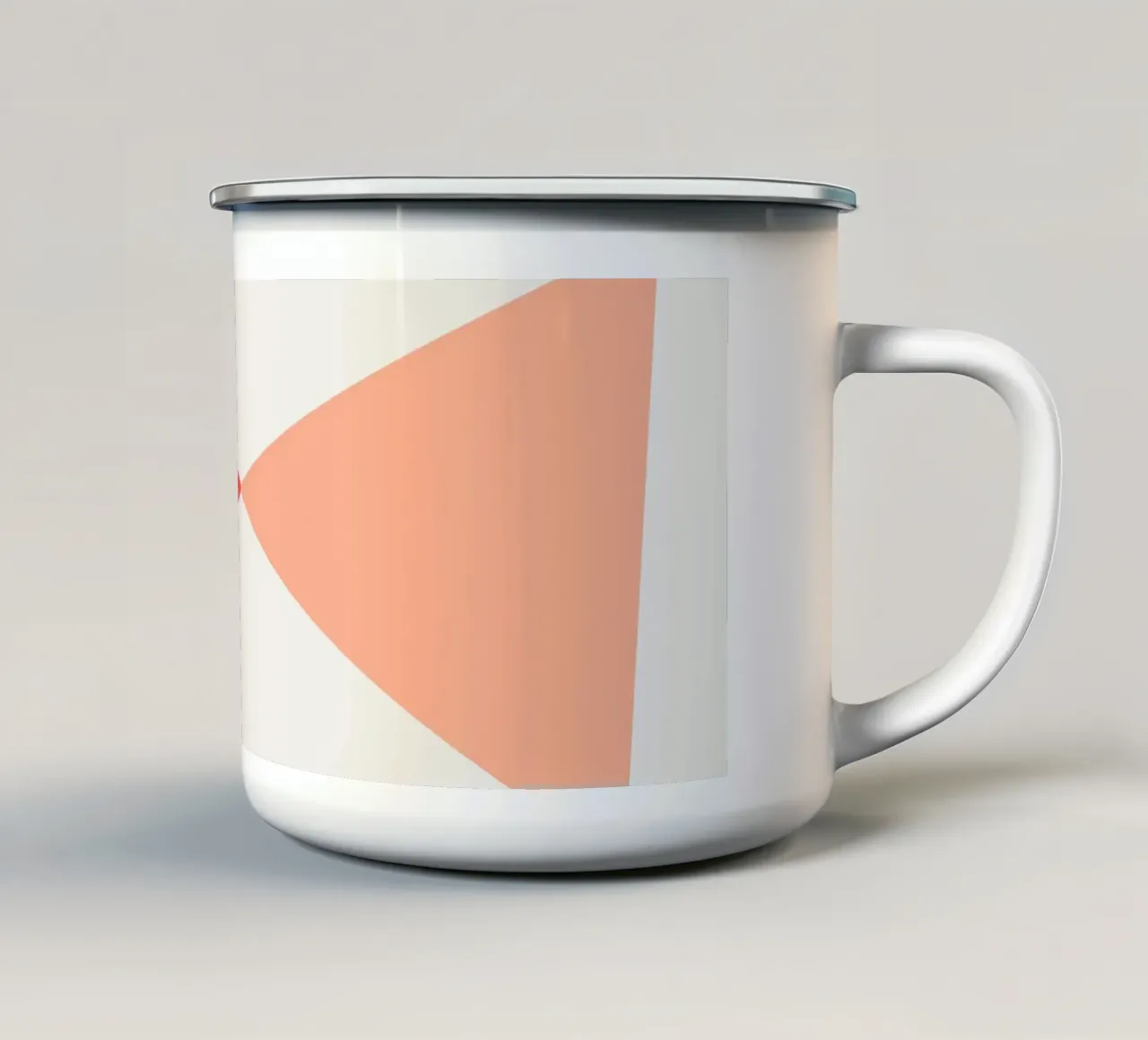 Invertire tazza in smalto da Rose Beck Art