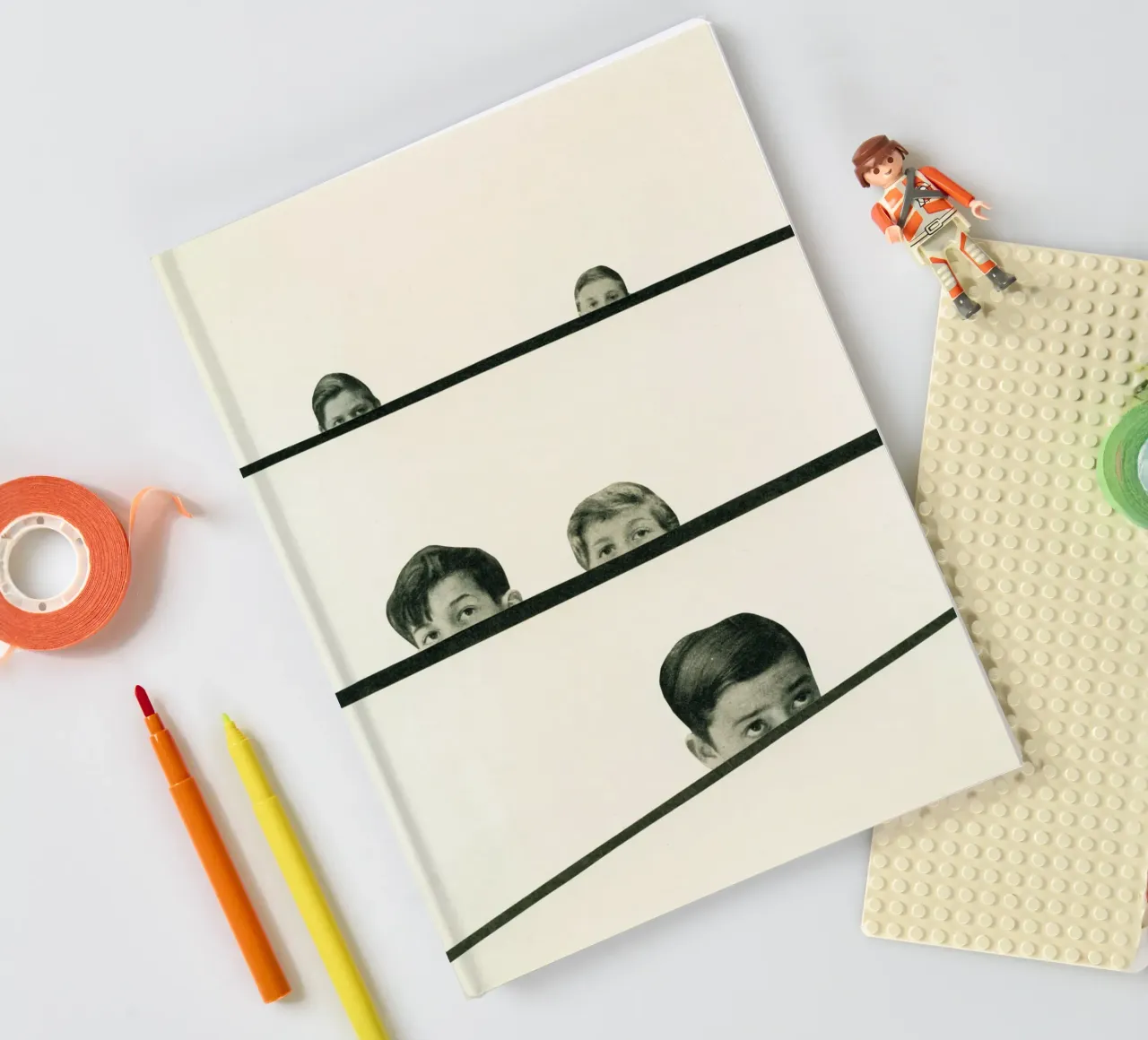 Cache-cache carnet de notes de Cassia Beck Collage