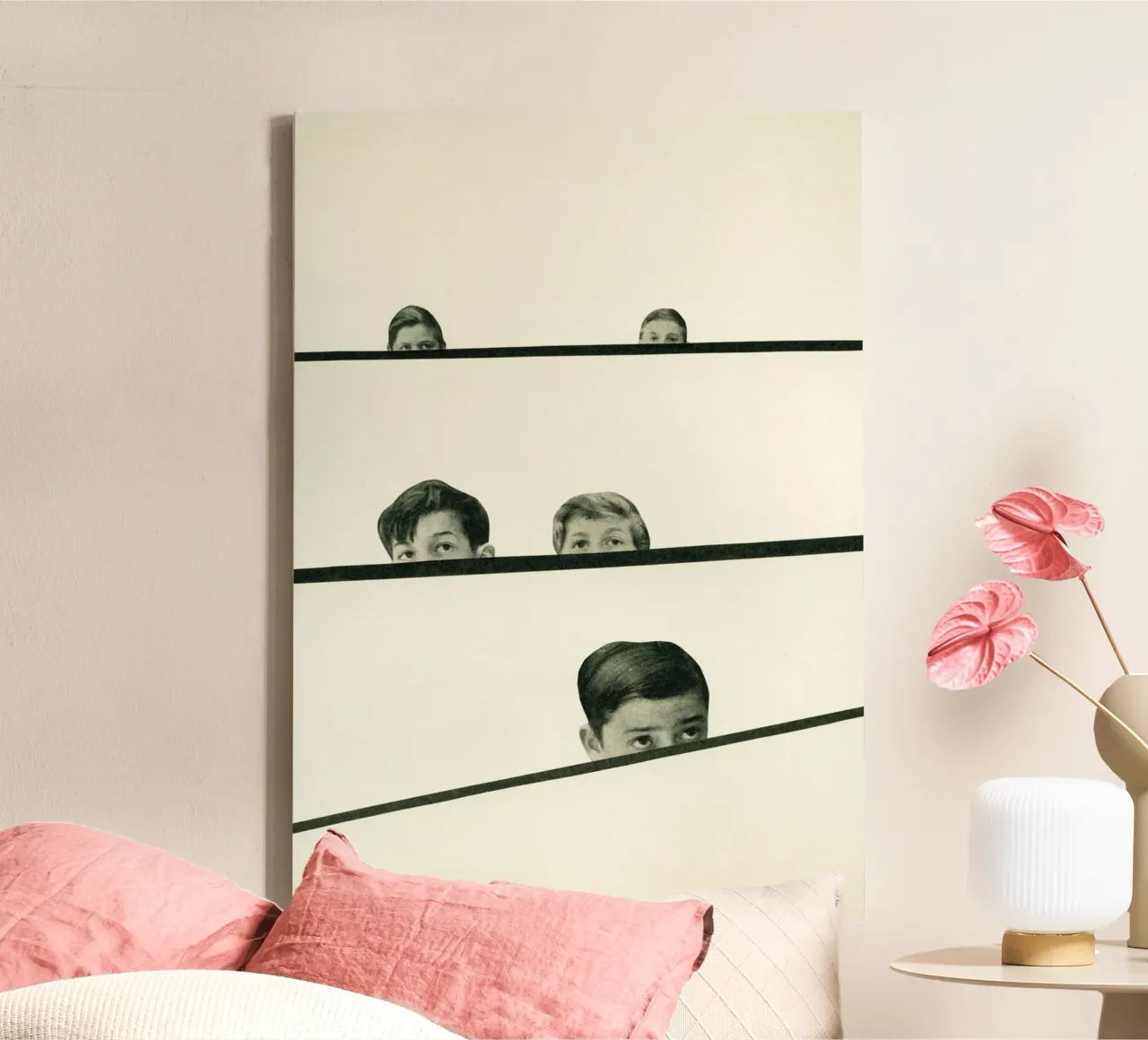 Cache-cache toile de Cassia Beck Collage