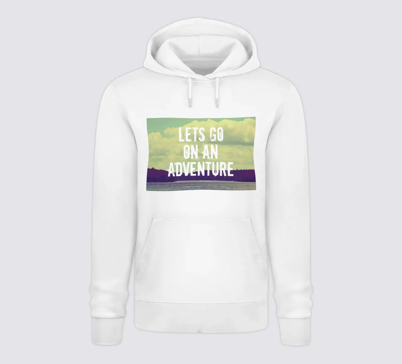 Lets go on an adventure felpa con cappuccio da Vintage Skies
