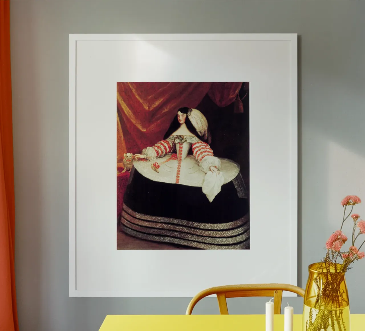 Inés de Zúñiga, contessa di Monterrey Juan Carreño de Miranda poster con telaio in plastica da Venus Art