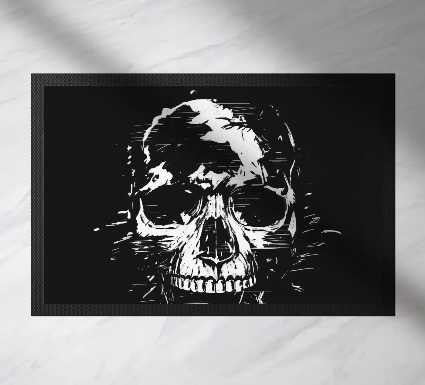 Scream Fußmatte von Balazs Solti