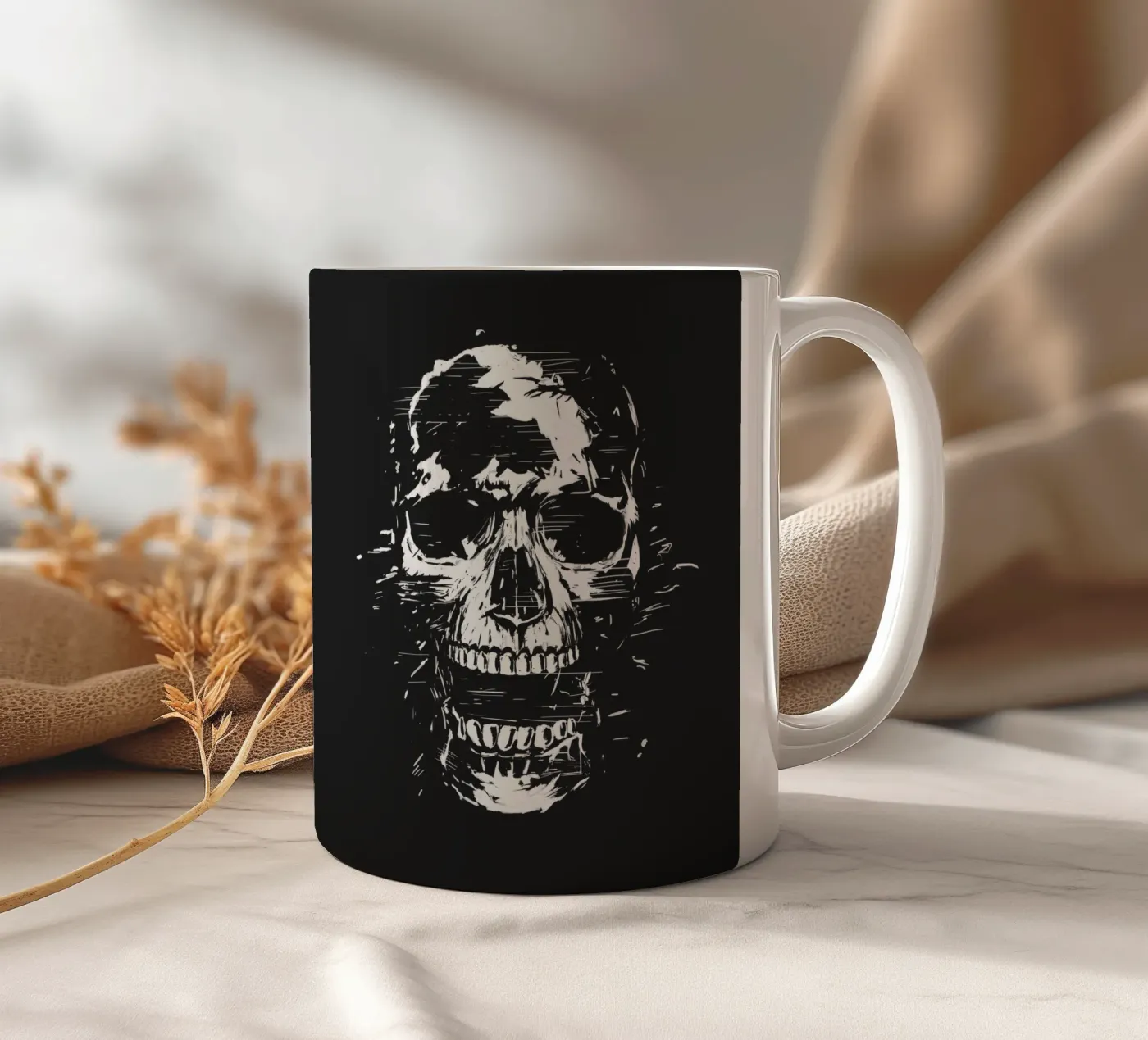 Scream mug en céramique de Balazs Solti