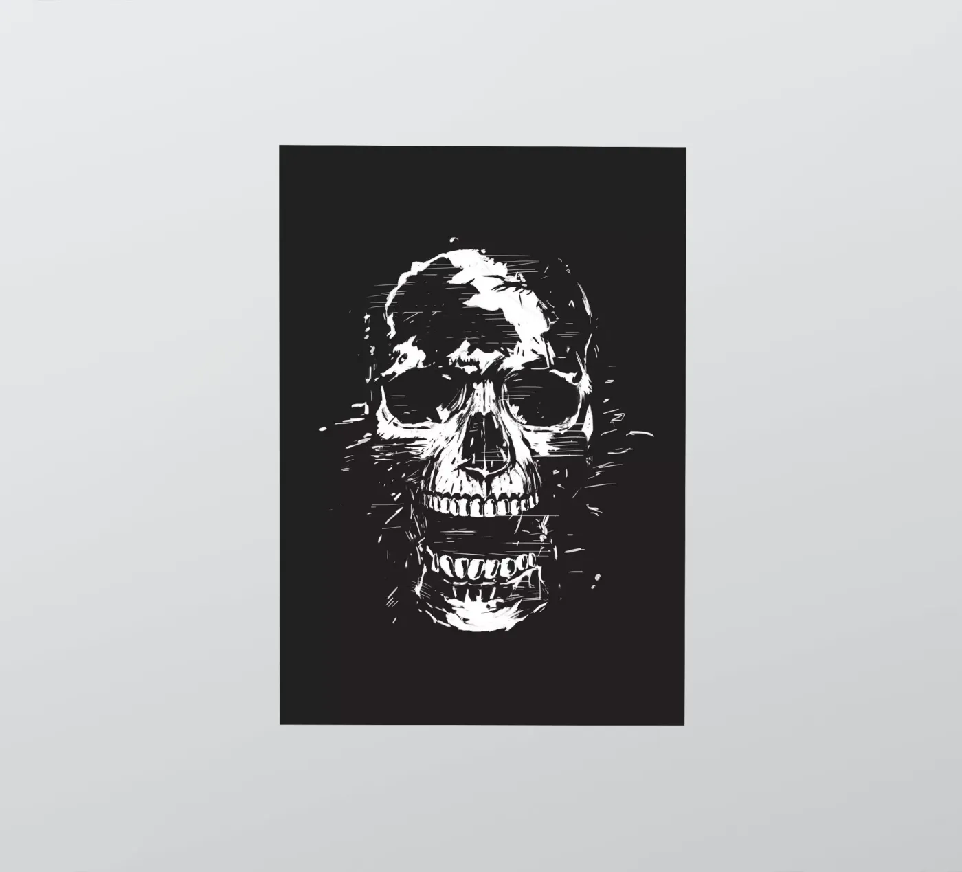 Scream sticker van Balazs Solti
