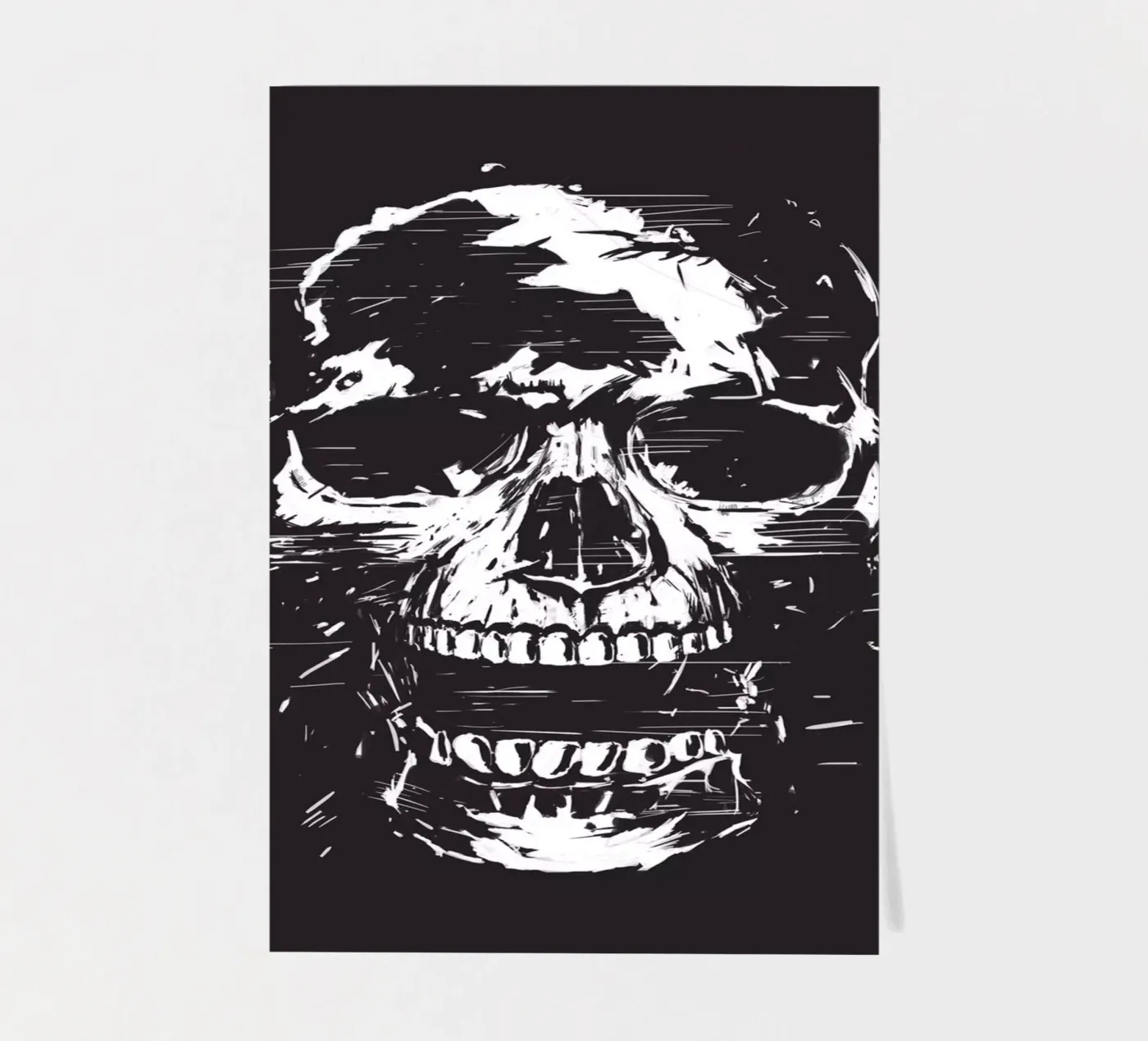 Scream stickervel van Balazs Solti