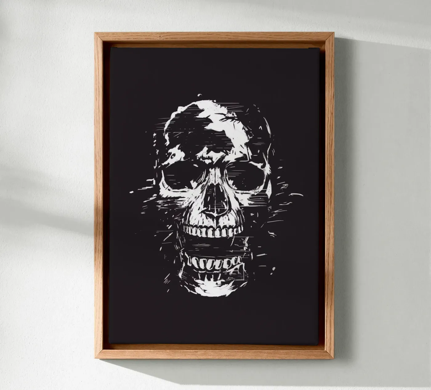 Scream canvas by Balazs Solti