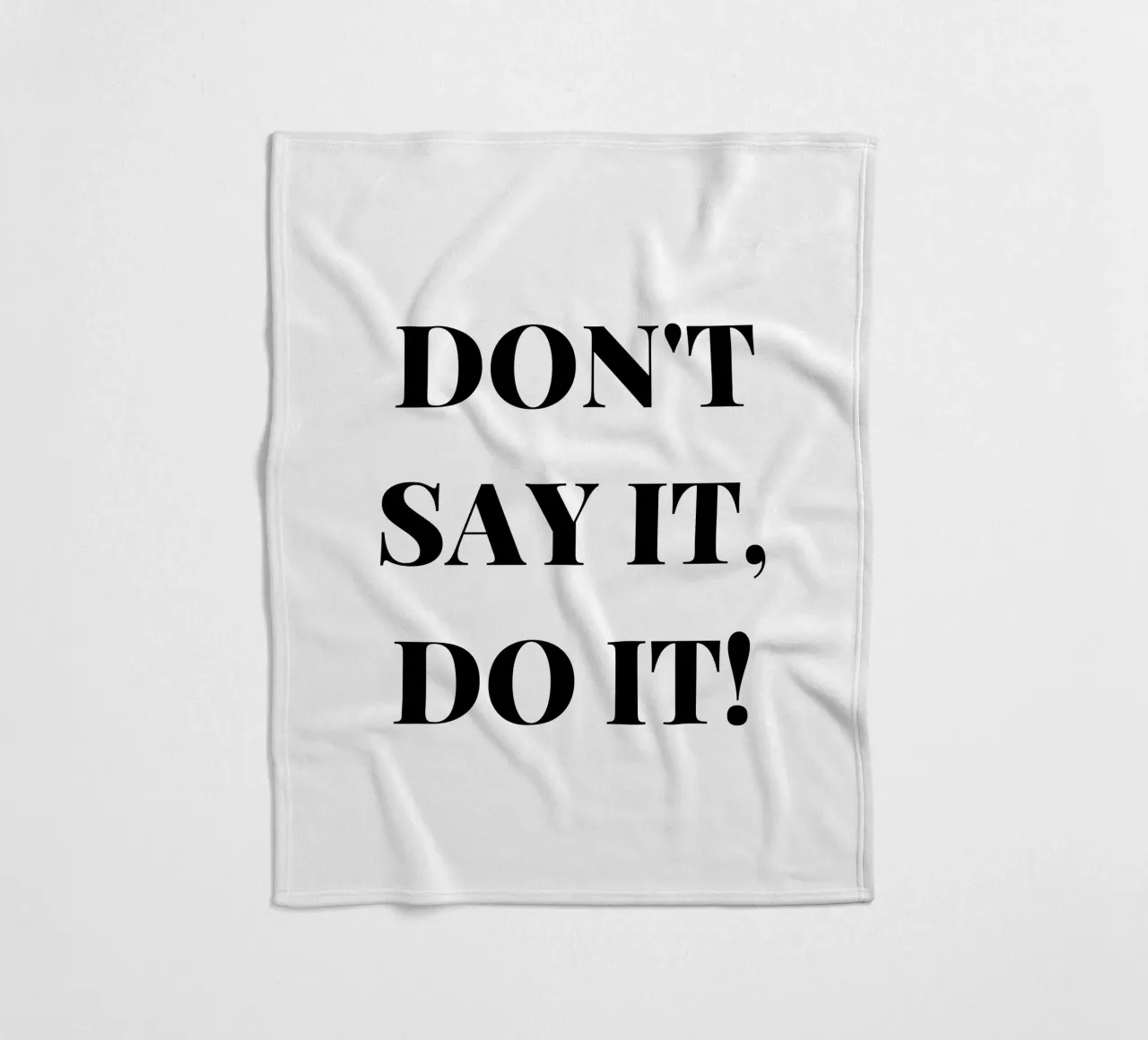 Don’t Say It – Do It! Motivation & Inspiration coperta in pile da RB-Quotes