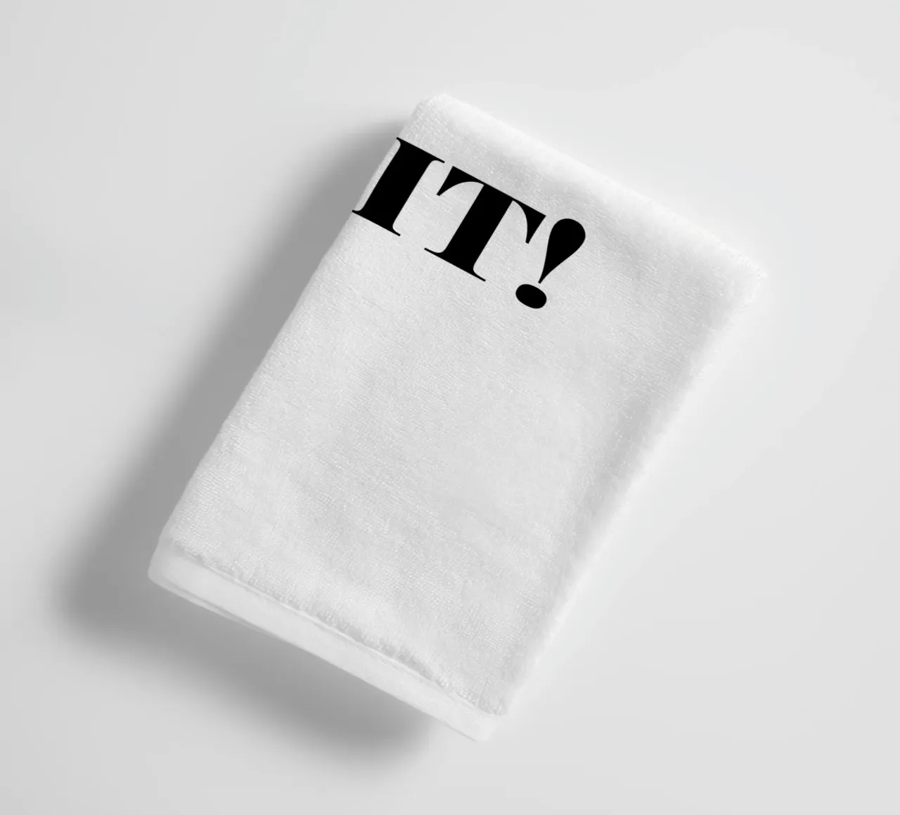 Don’t Say It – Do It! Motivation & Inspiration asciugamano da bagno da RB-Quotes