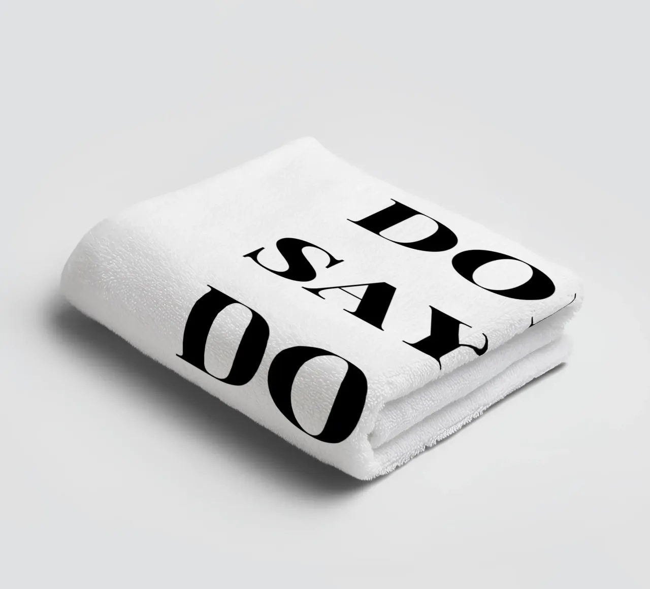 Don’t Say It – Do It! Motivation & Inspiration asciugamano da bagno da RB-Quotes