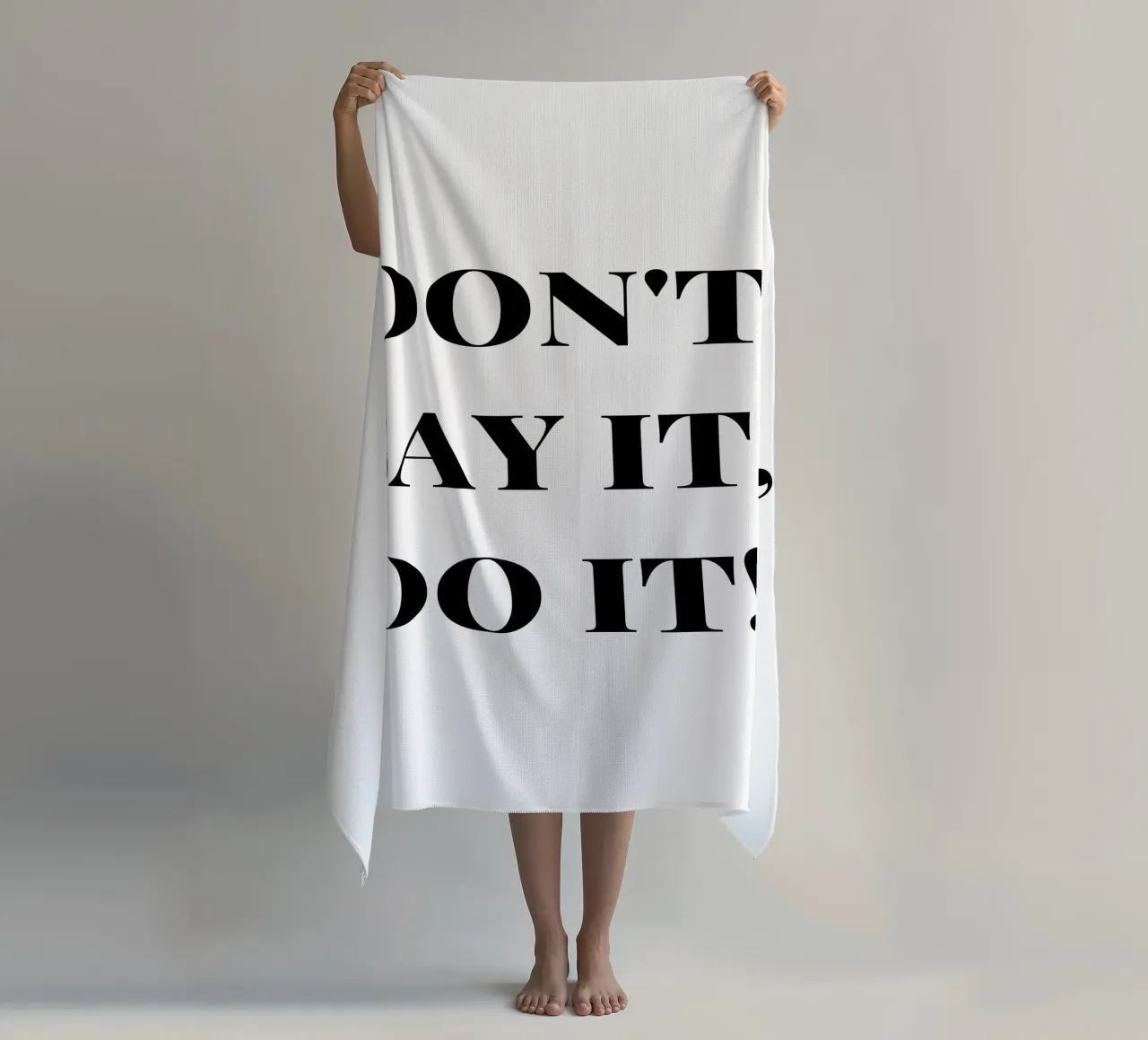 Don’t Say It – Do It! Motivation & Inspiration telo mare da RB-Quotes