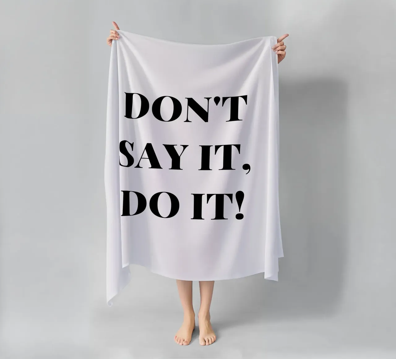 Don’t Say It – Do It! Motivation & Inspiration telo mare da RB-Quotes