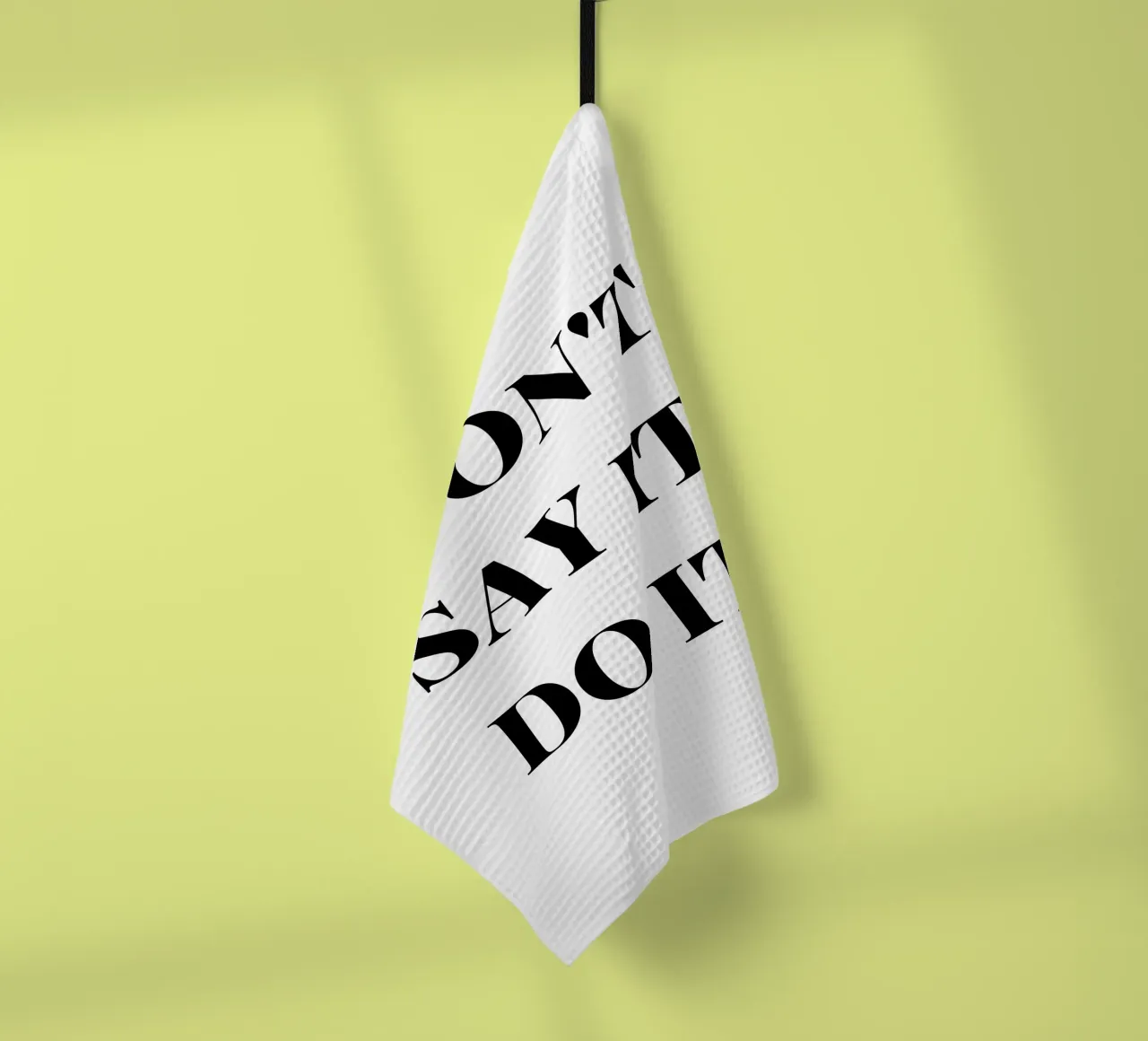 Don’t Say It – Do It! Motivation & Inspiration canovaccio da cucina da RB-Quotes