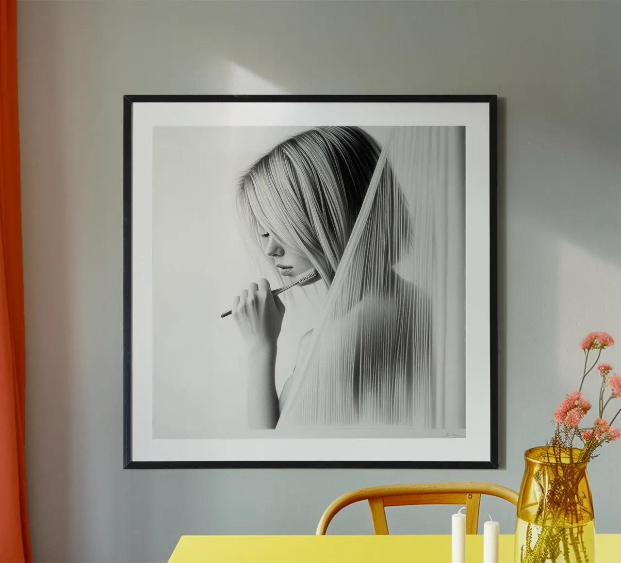 Morning Serenity: A Quiet Moment poster da Synthaira