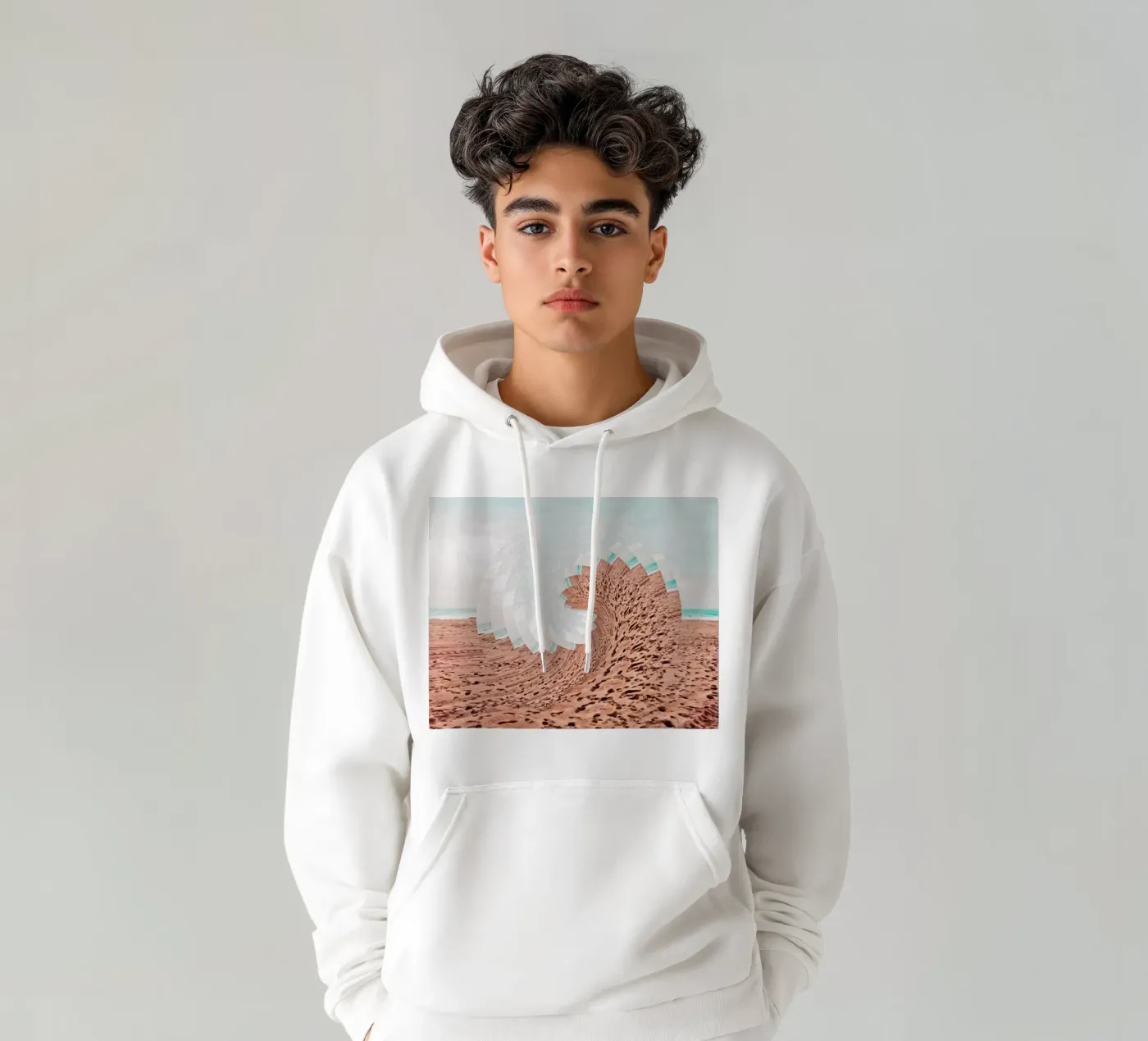 Refreshing felpa con cappuccio da mofartmonica