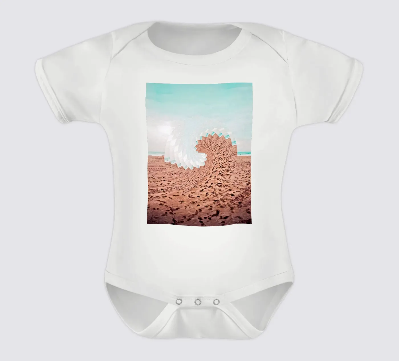 Refreshing short-sleeve baby romper by mofartmonica