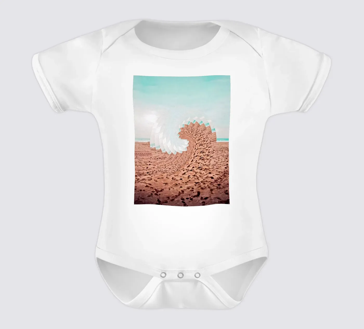Refreshing short-sleeve baby romper by mofartmonica