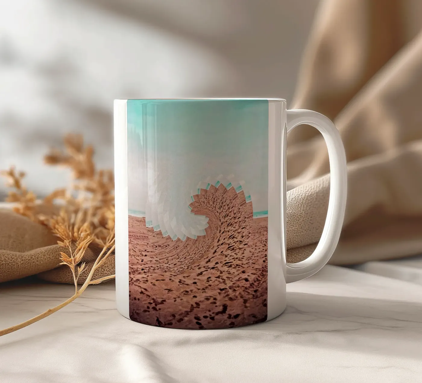 Refreshing ceramic mug by mofartmonica