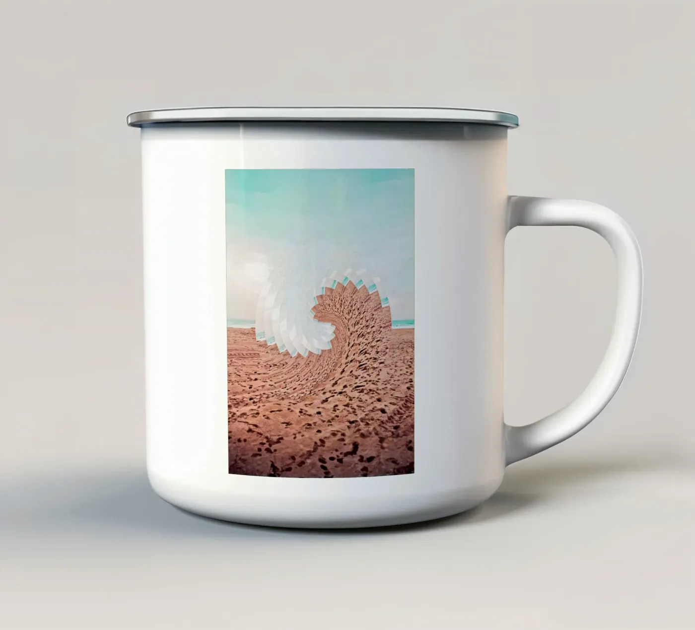 Refreshing enamel mug by mofartmonica