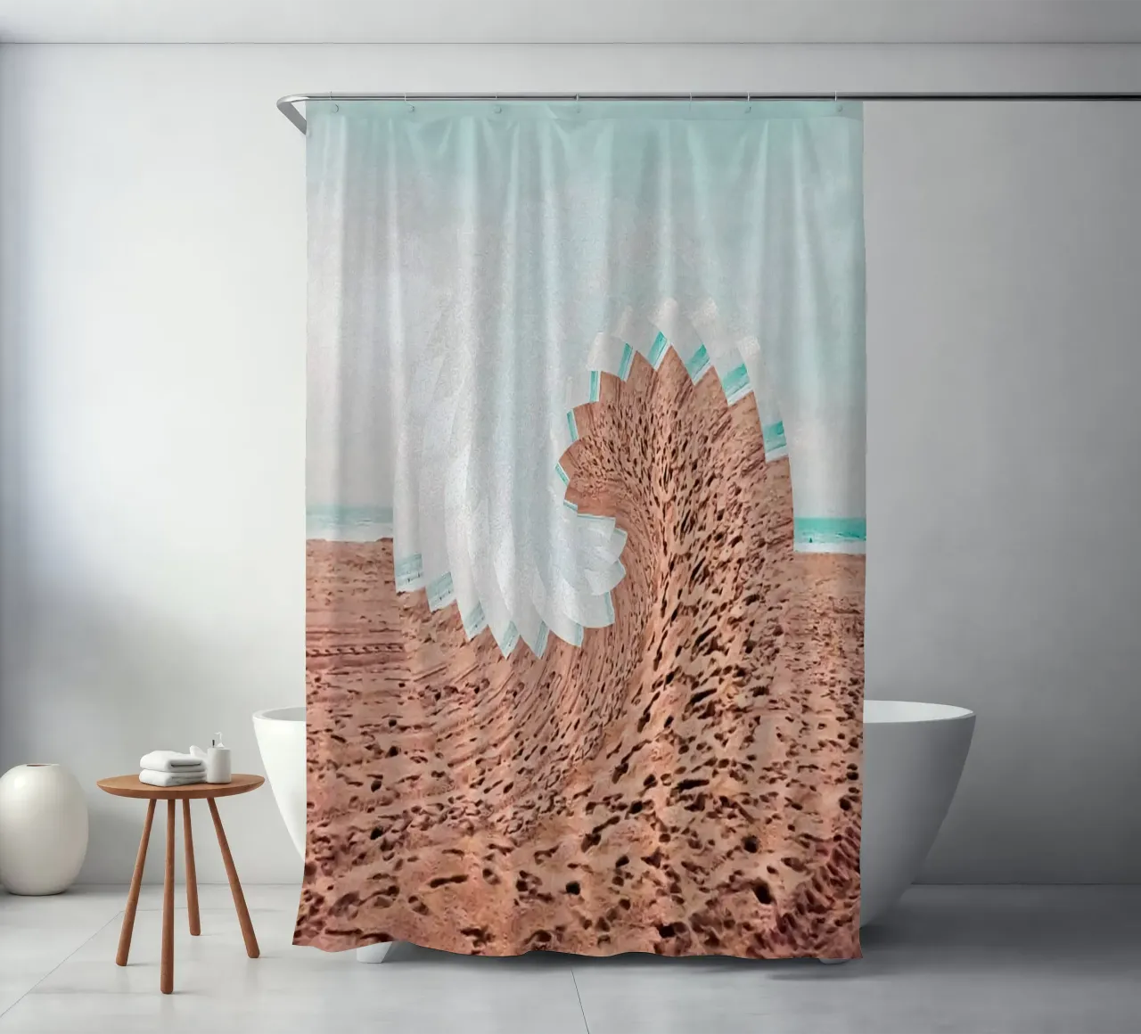 Refreshing douchegordijn van mofartmonica