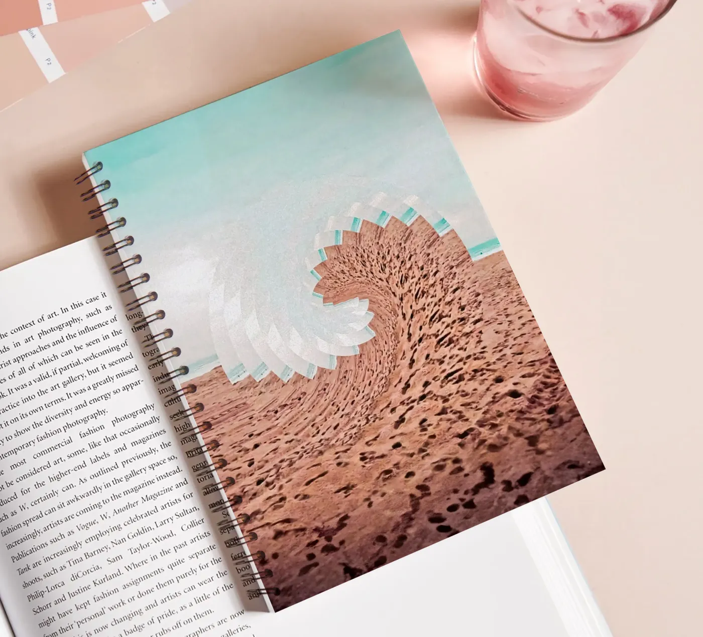 Refreshing spiral notebook by mofartmonica