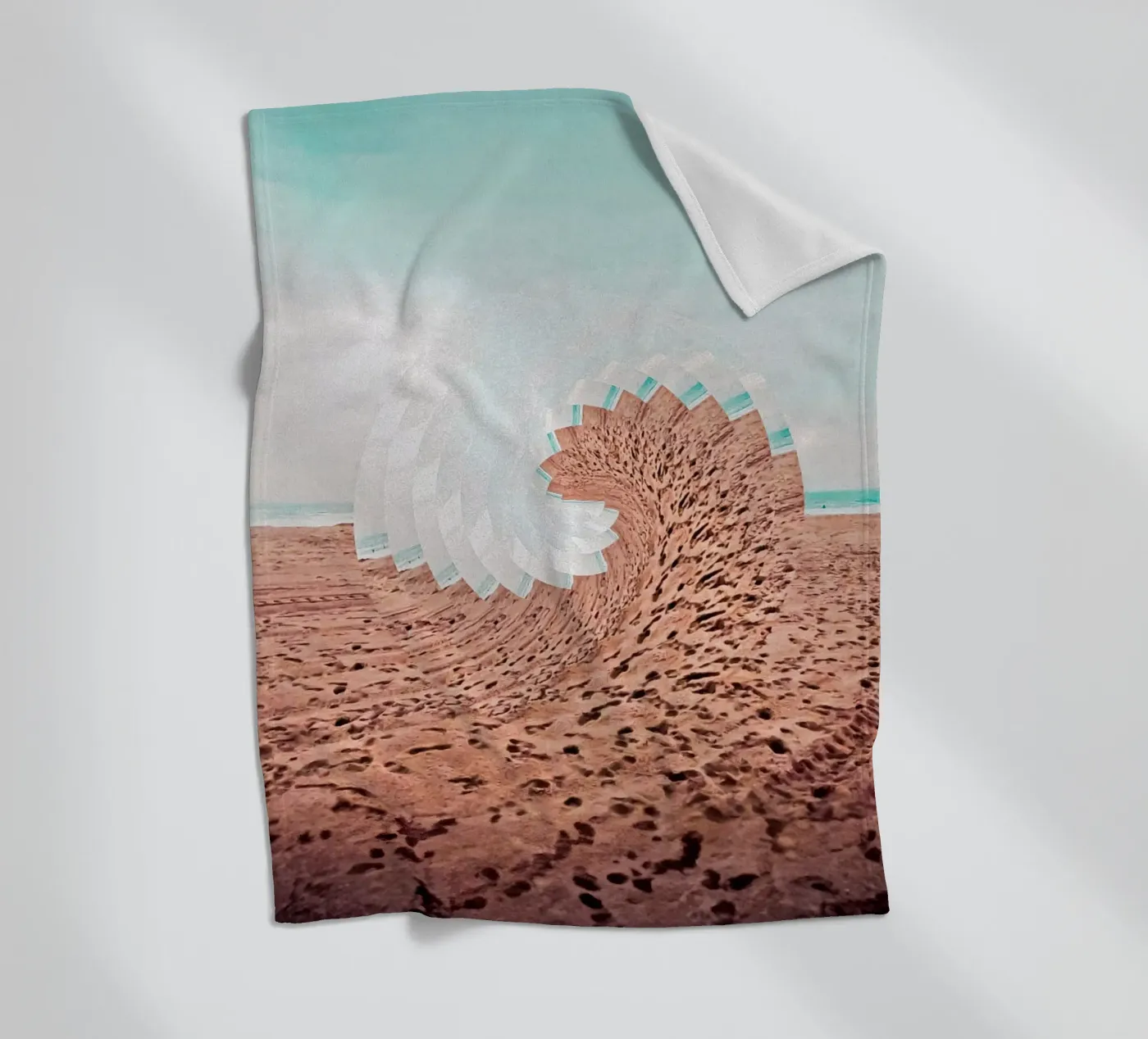 Refreshing fleece blanket by mofartmonica