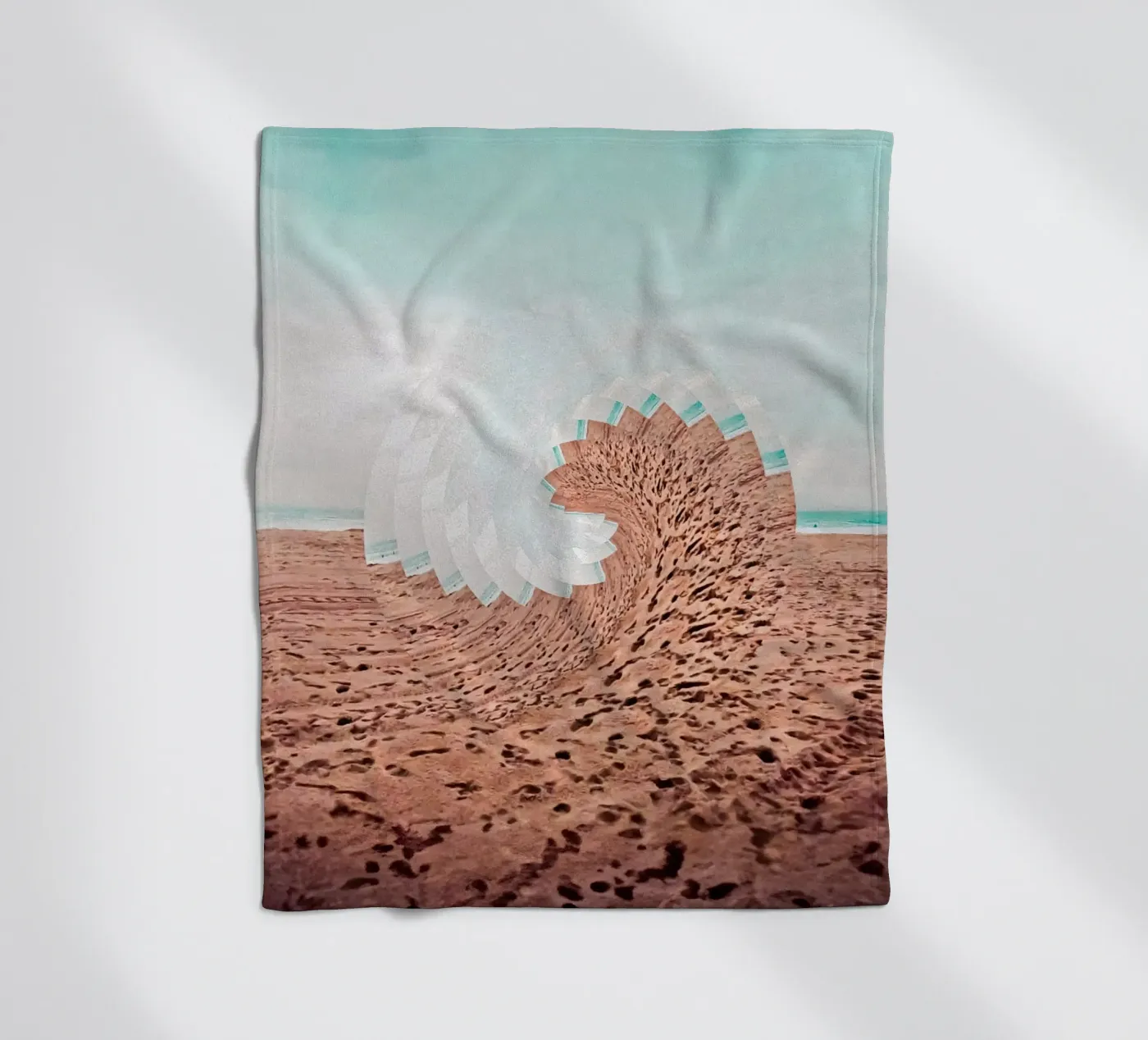 Refreshing fleece blanket by mofartmonica