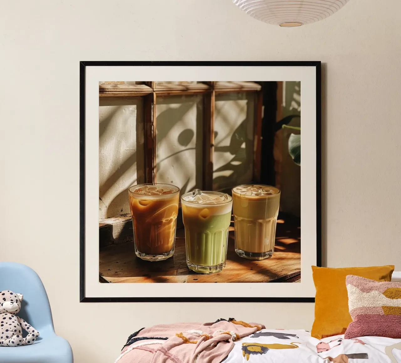 Groene rust poster van StillVibe Home