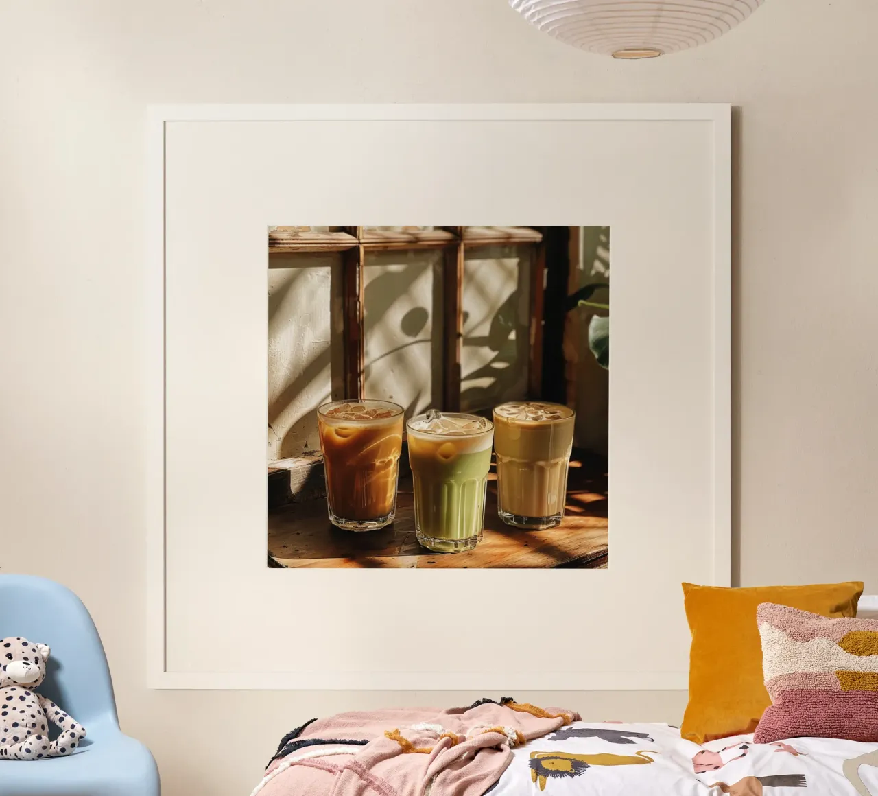 Groene rust poster van StillVibe Home