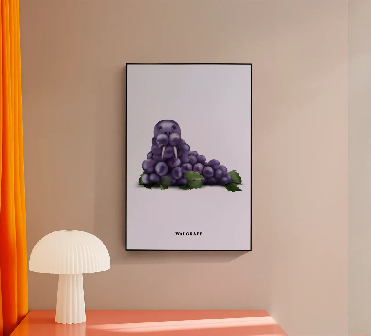 Walgrape plexiglas de Jonas Loose