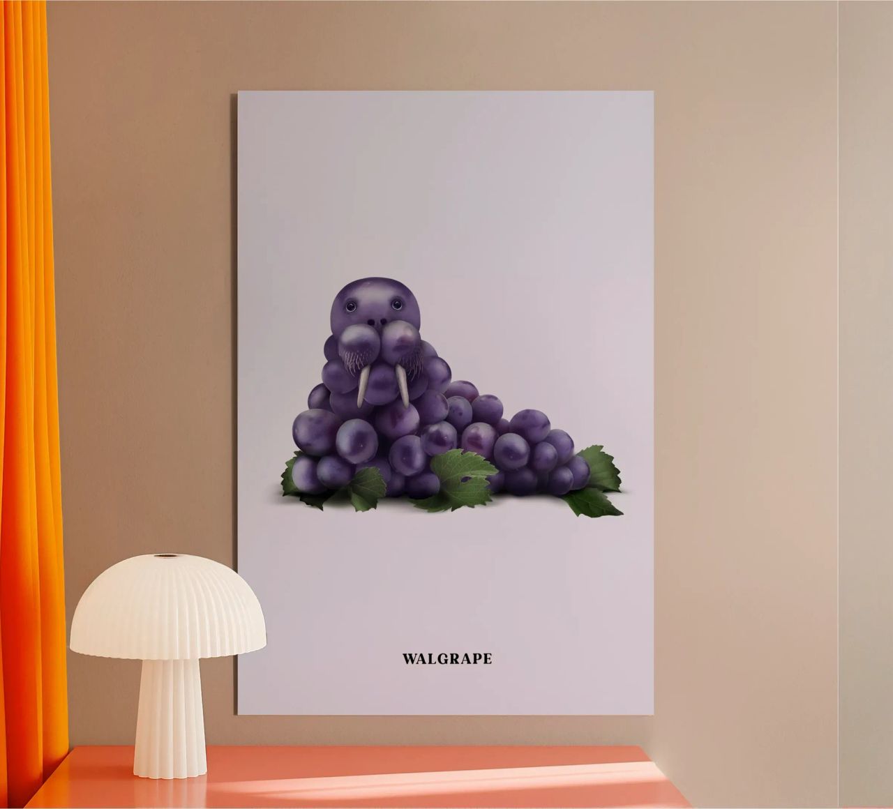 Walgrape alluminio dibond da Jonas Loose