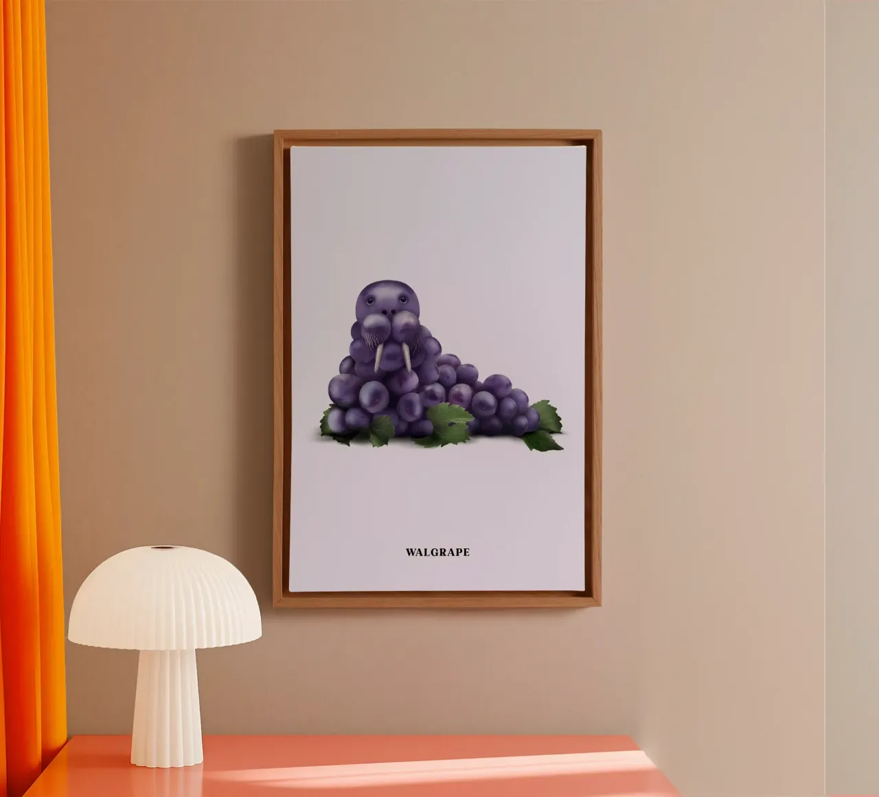 Walgrape tela con Cornice a cassetta da Jonas Loose