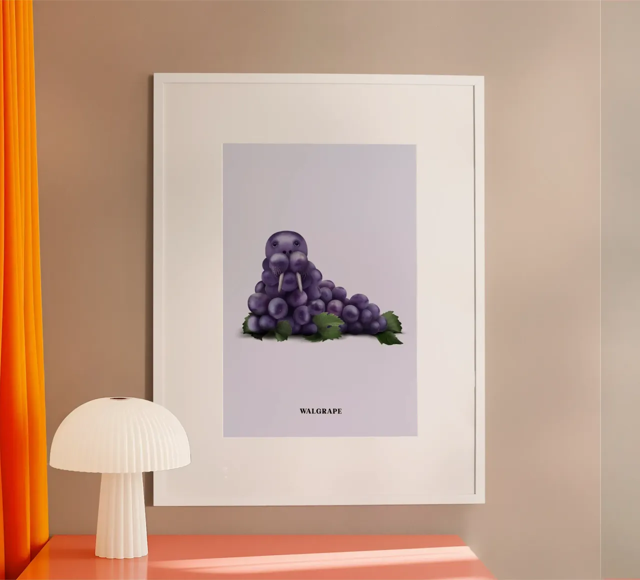 Walgrape poster van Jonas Loose