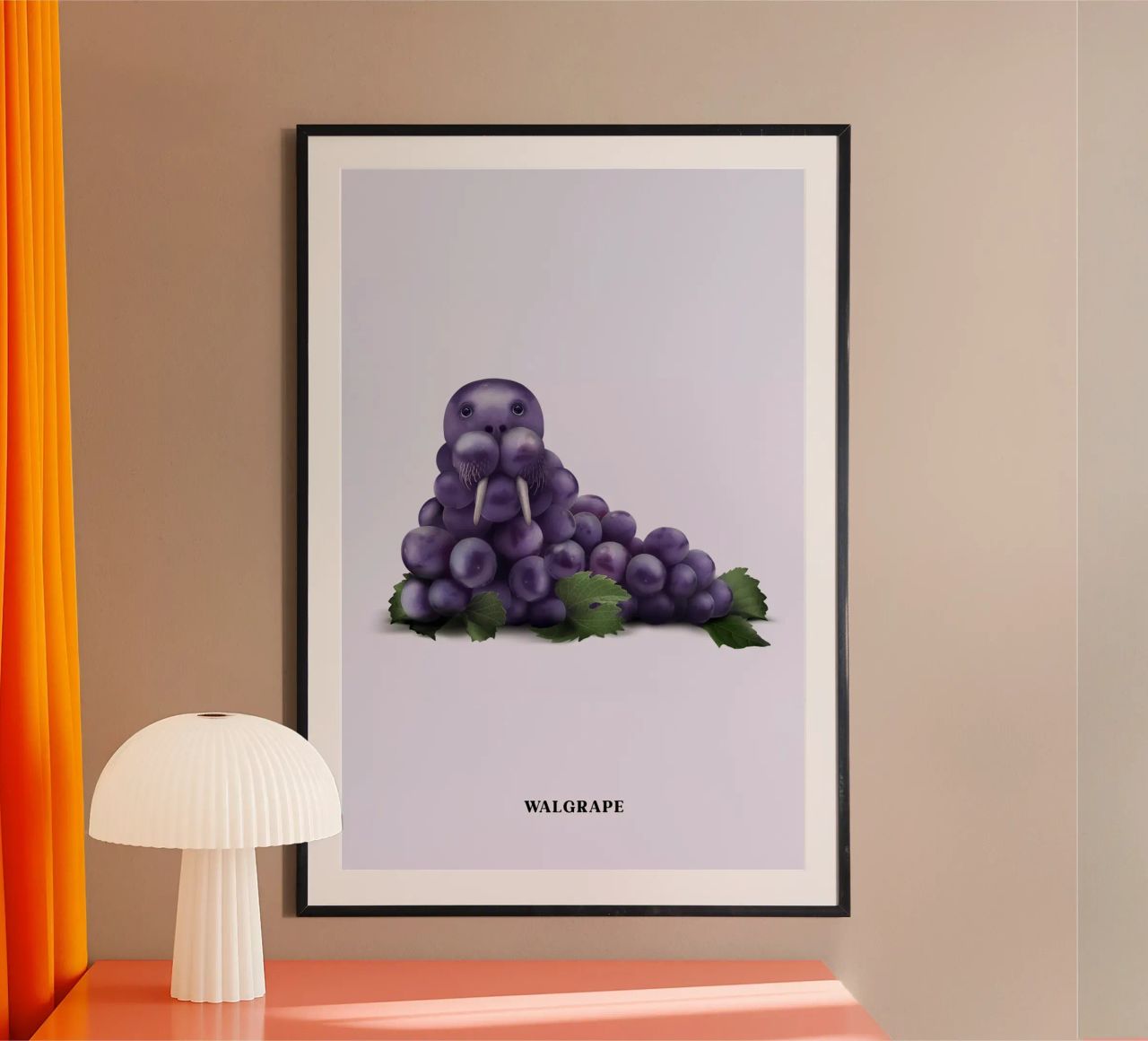 Walgrape poster de Jonas Loose