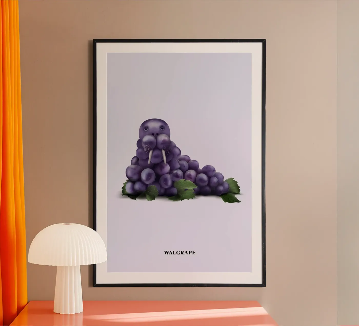 Walgrape poster de Jonas Loose