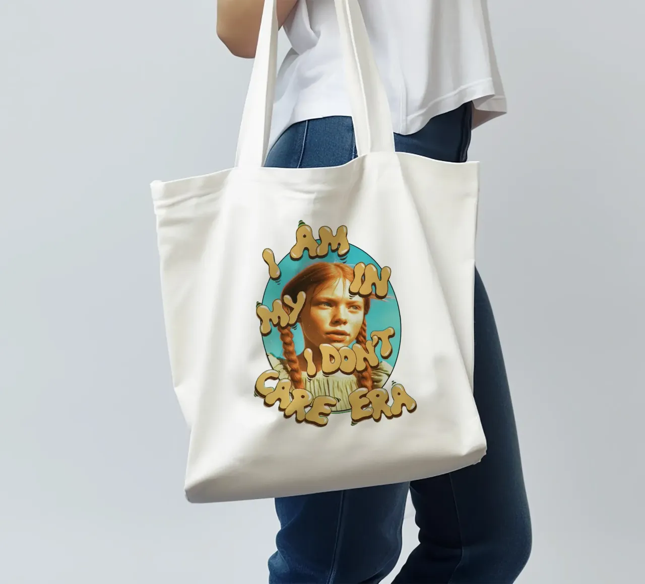 Non mi importa Era borsa in juta da Jonas Loose