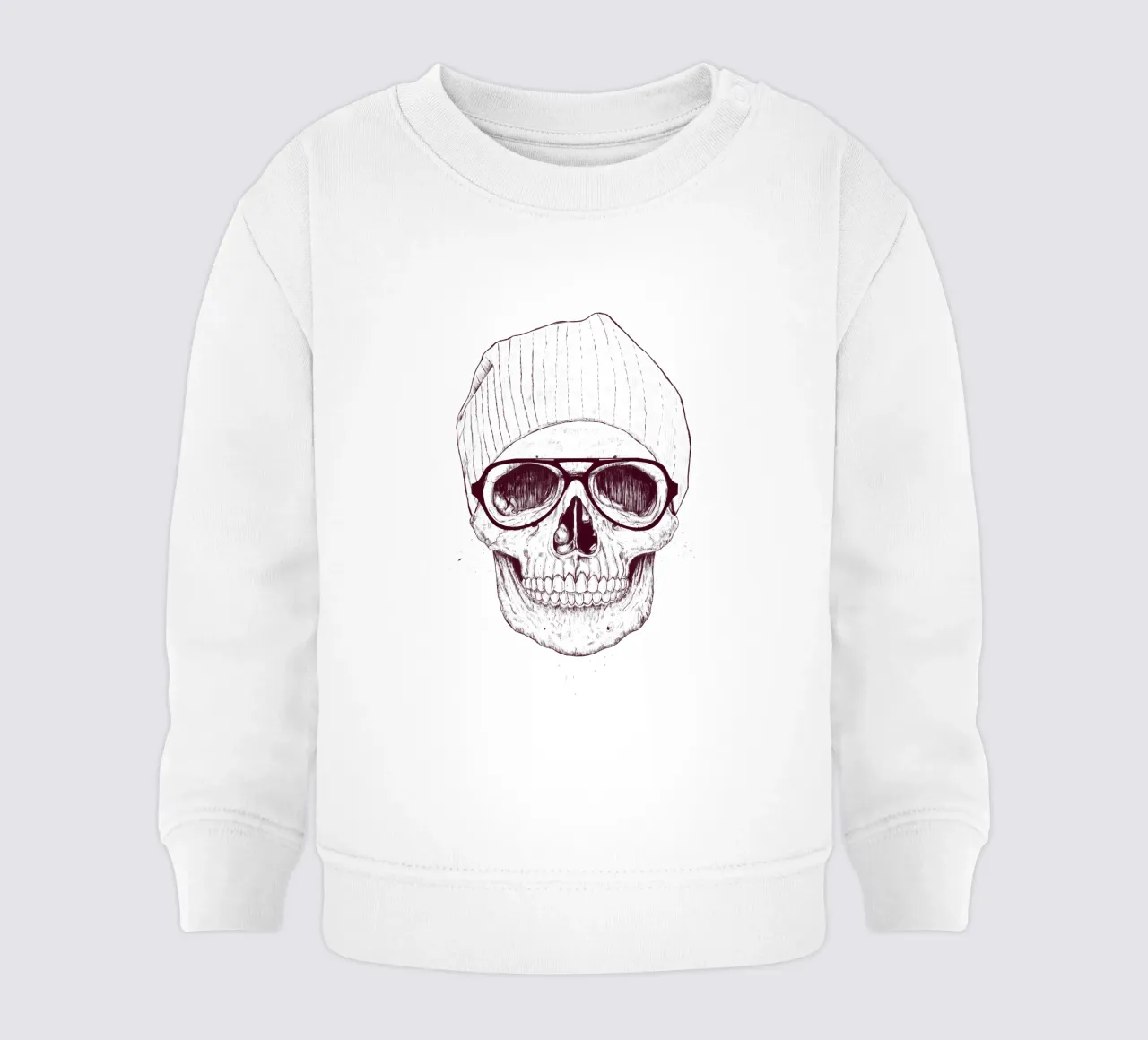 Cool Skull felpa neonato da Balazs Solti