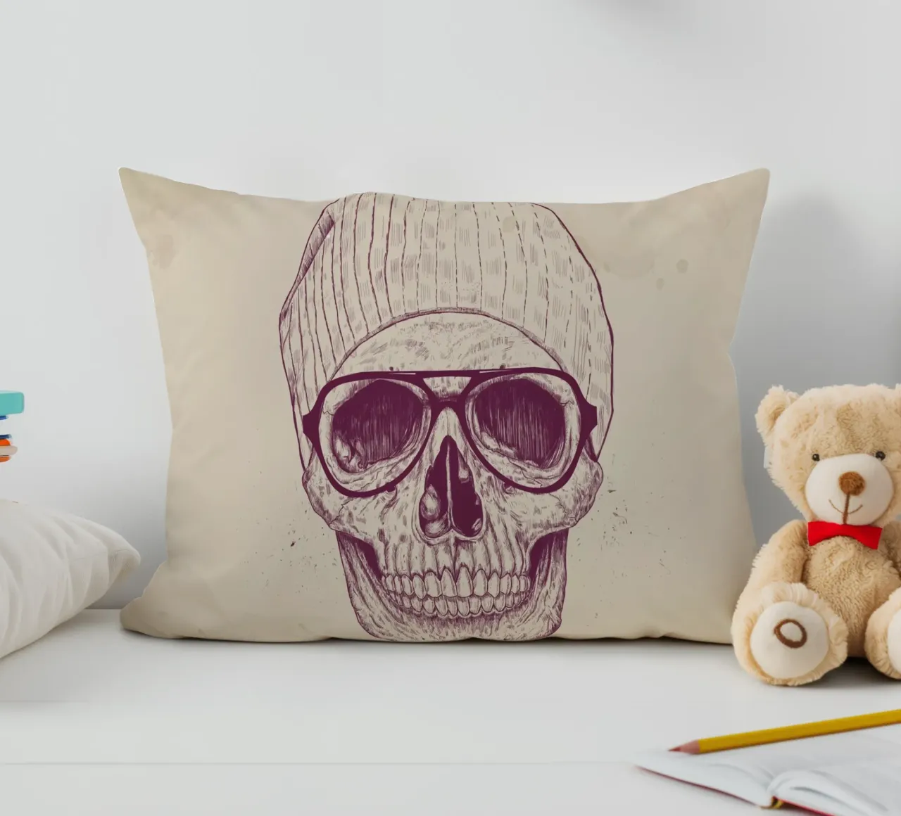 Cool Skull cuscino da Balazs Solti