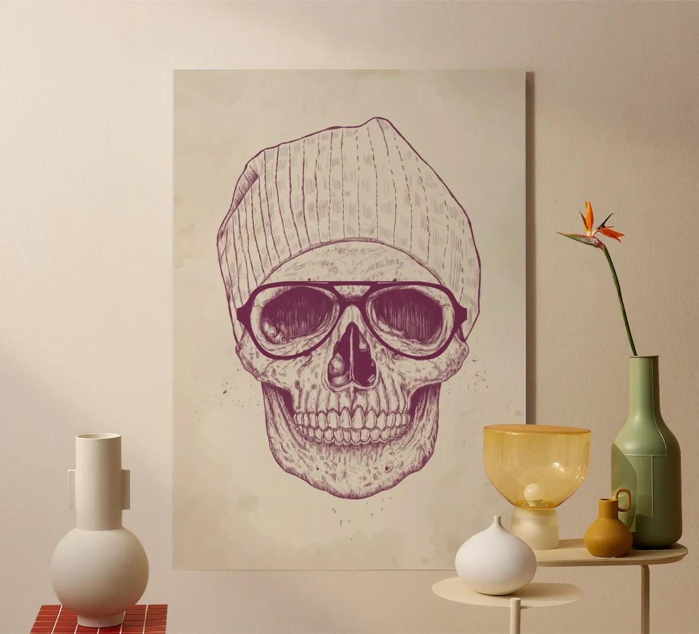 Cool Skull Acryl-Glas von Balazs Solti