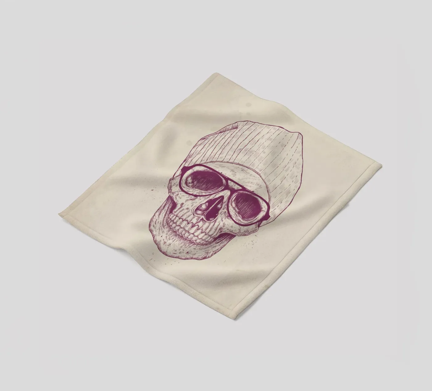 Cool Skull fleecedeken van Balazs Solti