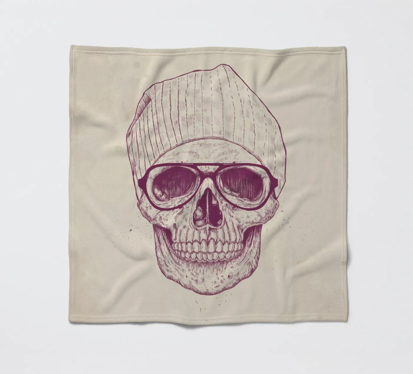 Cool Skull fleecedeken van Balazs Solti