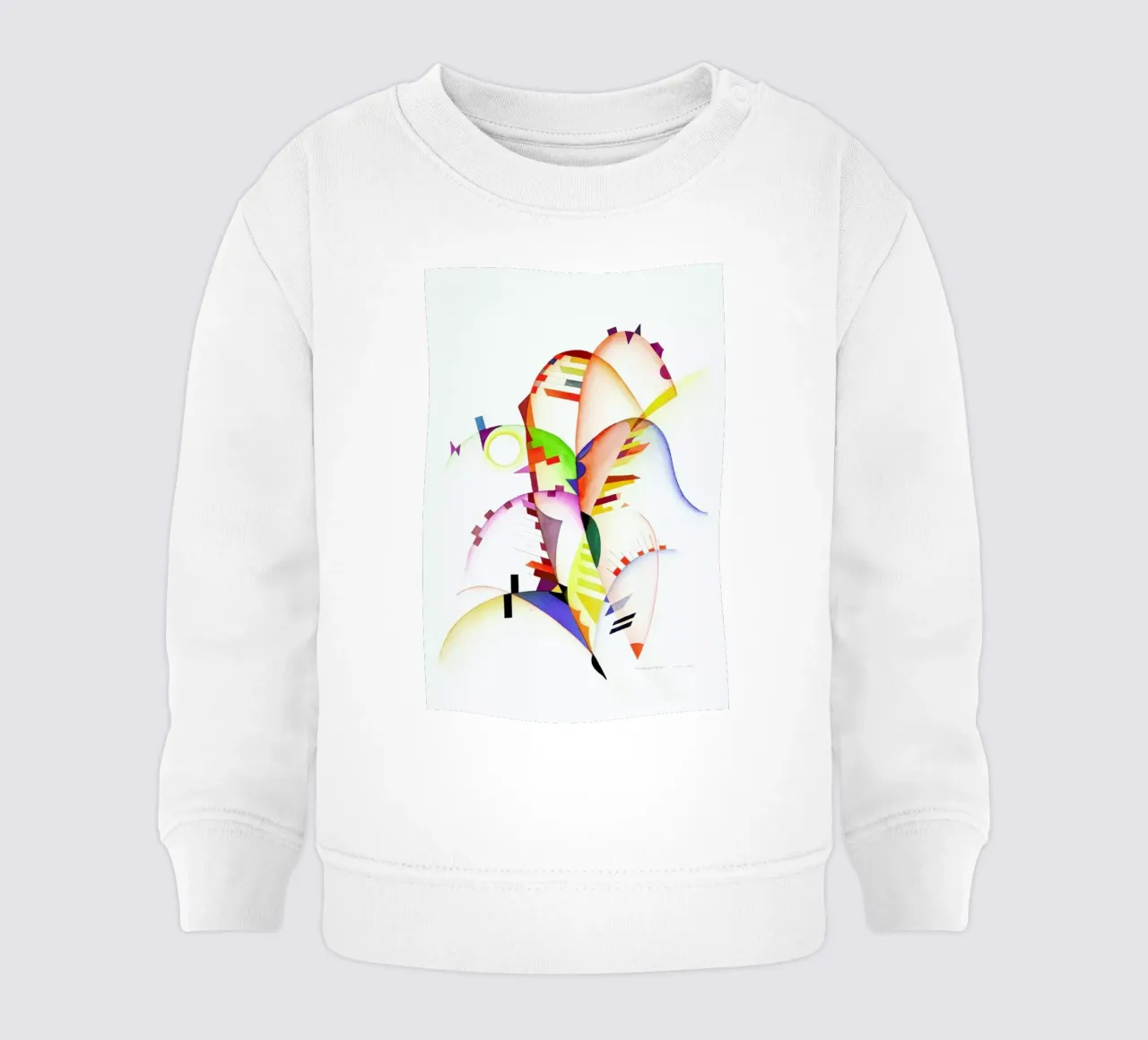 Reiche zerfallen (1991) baby sweatshirt by Heinrich Neuy