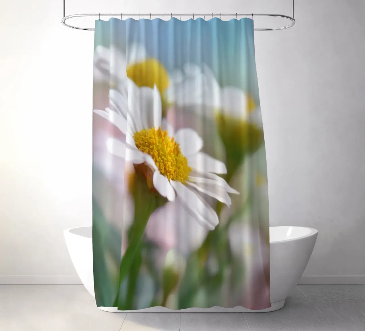 Margeriten Duschvorhang von Atteloi