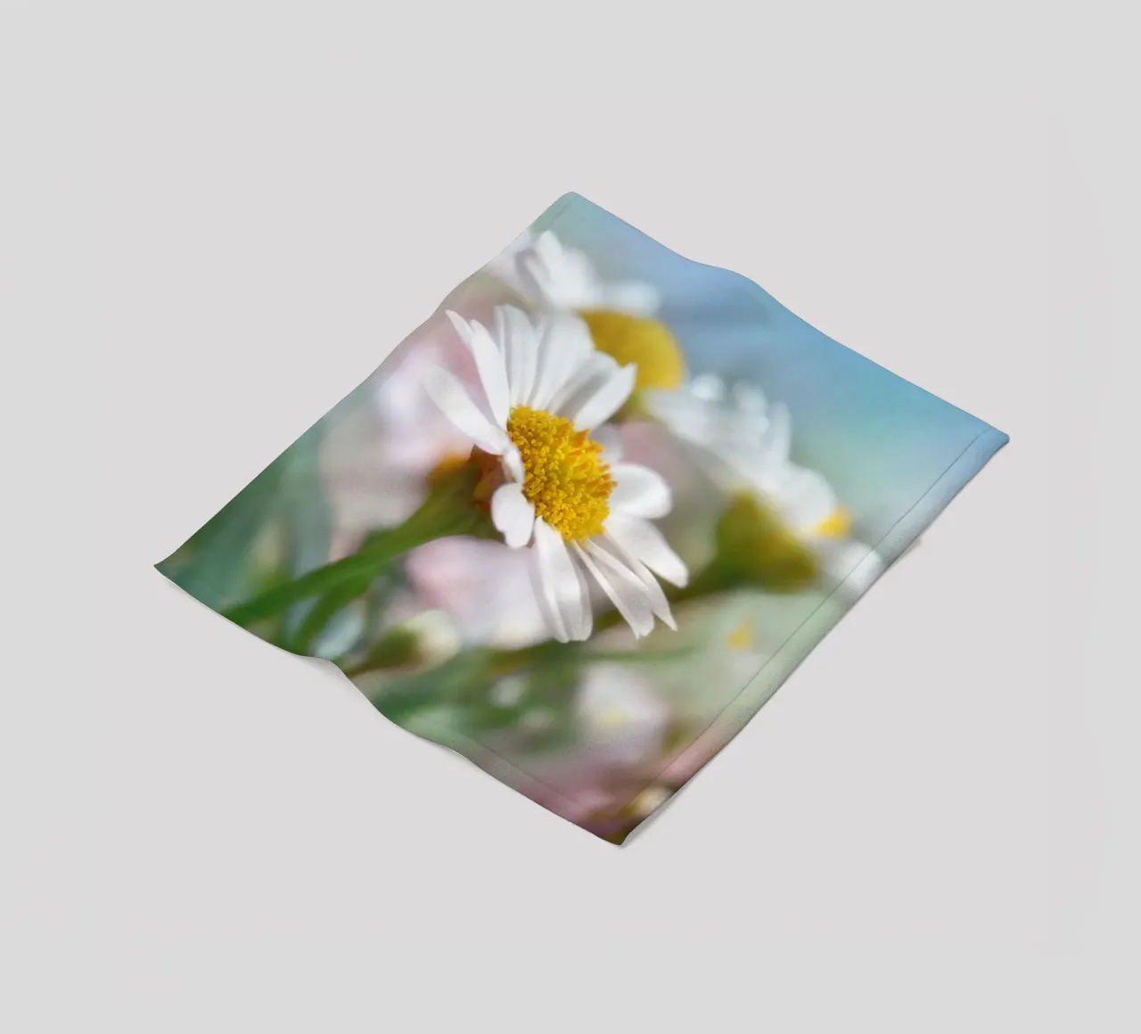 Margeriten Fleecedecke von Atteloi