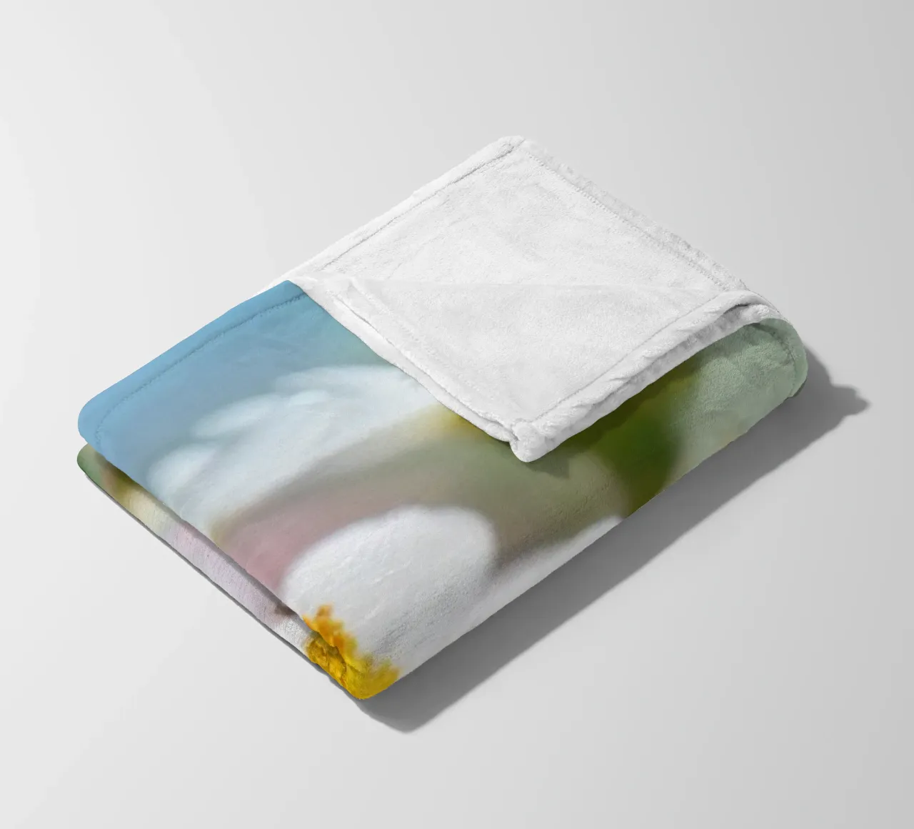 Margeriten Fleecedecke von Atteloi